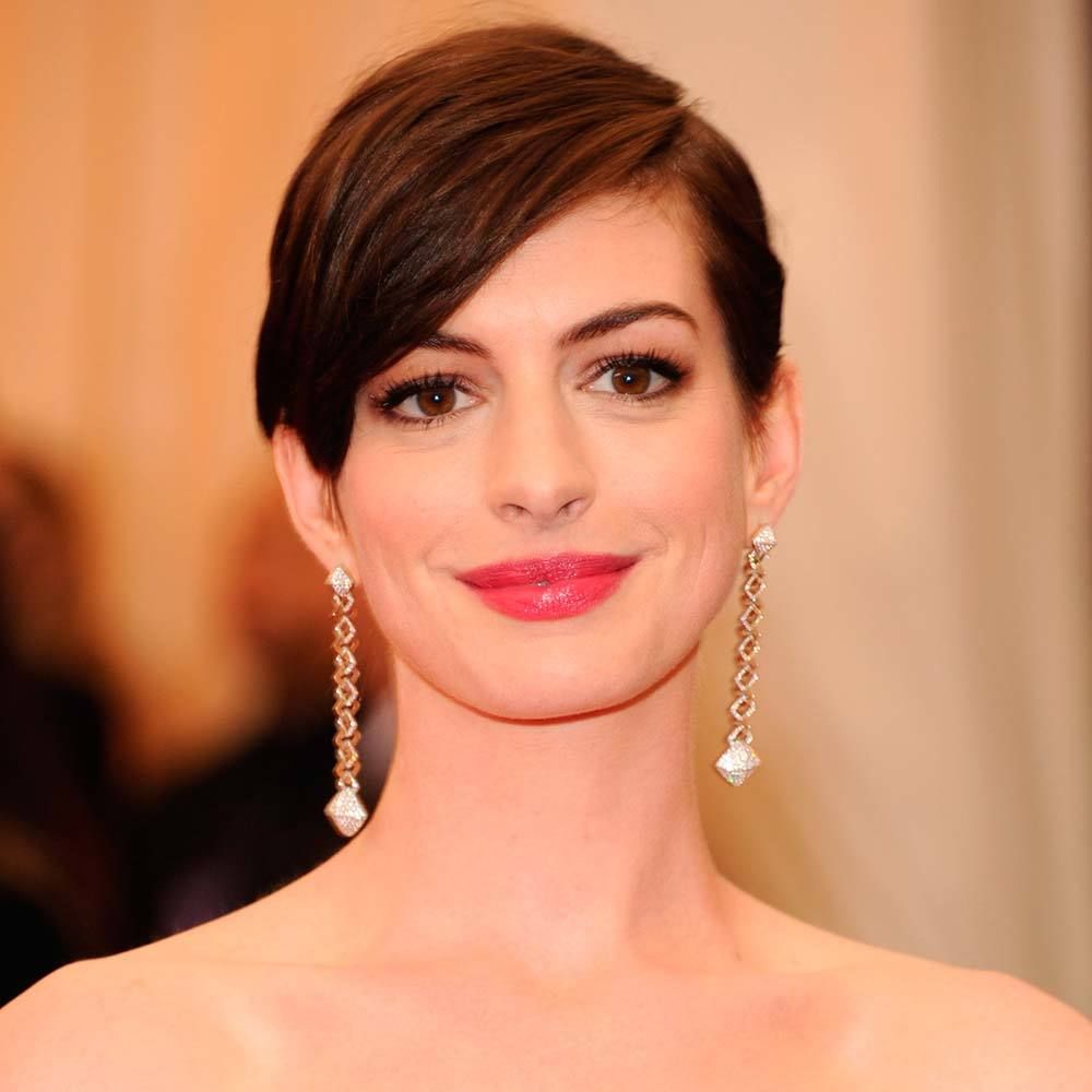 Anne Hathaway Pixie - Twisted Hairstyle